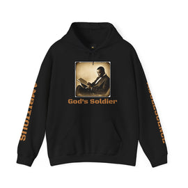 Ambitious Adolescence "God's Soldier" Young Man version  Unisex Heavy Blend™ Hooded Sweatshirt