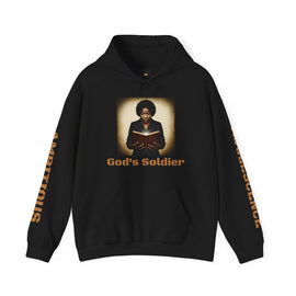 Ambitious Adolescence "God's Soldier" Big Momma version Unisex Heavy Blend™ Hooded Sweatshirt