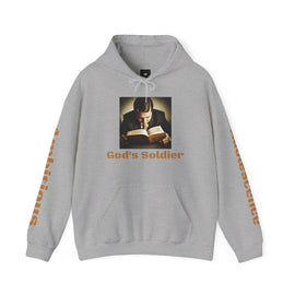 Ambitious Adolescence "God's Soldier" Male Unisex Heavy Blend™ Hooded Sweatshirt