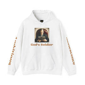 Ambitious Adolescence "God's Soldier" Elder Male Unisex Heavy Blend™ Hooded Sweatshirt