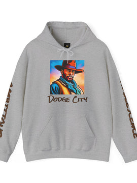 Ambitious Adolescence "Dodge City" Graphic Unisex Heavy Blend™ Hooded Sweatshirt