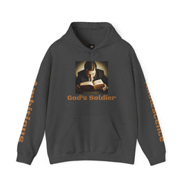 Ambitious Adolescence "God's Soldier" Male Unisex Heavy Blend™ Hooded Sweatshirt