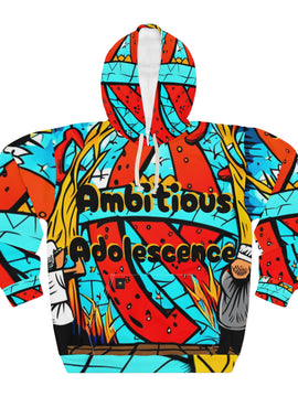 Ambitious Adolescence "Graffiti Print" Unisex Pullover Hoodie