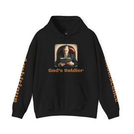 Ambitious Adolescence "God's Soldier" Elder Male Unisex Heavy Blend™ Hooded Sweatshirt