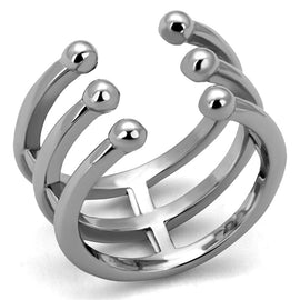 Women Stainless Steel No Stone Rings TK2267