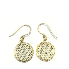 Drop Circle Earrings