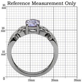 High polished (no plating) Stainless Steel Ring with AAA Grade